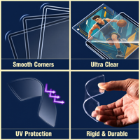 Étuis rigides transparents en PVC 35PT avec blocage RFID pour cartes TCG, porte-cartes 3 x 4, protection ultra transparente