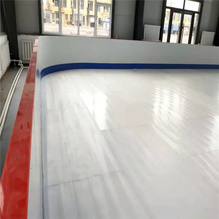 Hochleistungs-Outdoor-Hockey-Rink-Bretter zu verkaufen Boards Pe-Blätter Synthetische Eisbahn Floorball-Rink