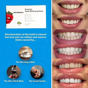 Tiras Blanqueadoras Dentales con Sabor a Menta, Frescura Bucal, Blanqueamiento Premium, Sin Peróxido, Sin <span class=keywords><strong>Sensibilidad</strong></span>, 28 Tiras <span class=keywords><strong>para</strong></span> Blanquear los Dientes en Casa - Product Image 4