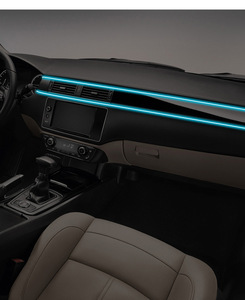 Tira de Luz LED Flexible de Neón con Control por Voz, Puerto USB para Ambiente Interior de Auto, Universal - Product Image 6