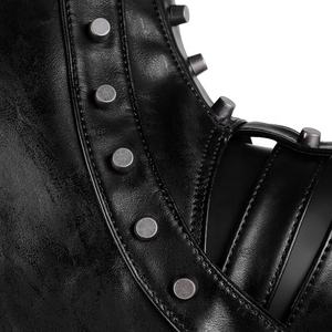 مخصص القوطية حقيبة صدر للرجال الذراع حقيبة فاسق بو الجلود السيدات هالوين المرحلة الأداء درع اكسسوارات تأثيري حقيبة برشام تزيين - Product Image 4