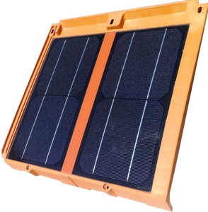 Système de tuiles solaires bifaciales PERC 16W 18W avec une efficacité de 24% Modules photovoltaïques transparents durables Garantie de 5 ans - Product Image 5