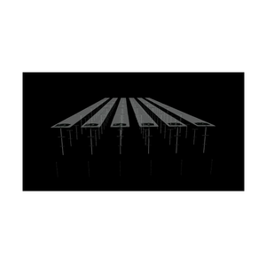 Système de treillis robuste avec filet d'ombrage pour la protection des cultures et une croissance optimisée des plantes, offrant un soutien durable - Product Image 6