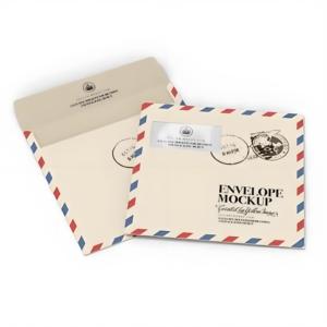 Đám Cưới Cổ Điển Đồng bằng giấy các tông phong bì màu hồng sang trọng gửi Thư Phong bì cho Thẻ quà tặng lời mời - Product Image 5