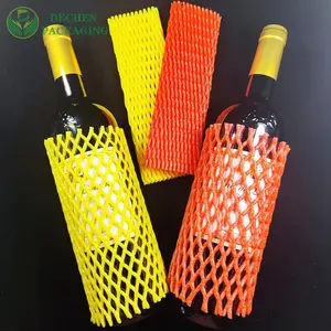 <span class=keywords><strong>Net</strong></span> Cho Niềm Đam Mê Rượu Vang Trái Cây Shrink Bọc Tay Áo Bao Bì Linh Hoạt Chai Bọt Lưới - Product Image 1