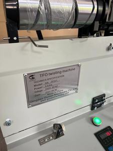 Otomatik küçük iplik büküm katlama makinesi 1 + 1 iki katına TFO rüzgar uygulama Motor Motor çekirdek bileşenleri yeni kullanılan içerir" - Product Image 3