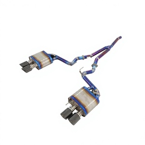 Kit de performance sportif en titane poli avec soupape pour <span class=keywords><strong>Ford</strong></span> Mustang, silencieux professionnel SS304 pour course, vente en gros d'usine - Product Image 2
