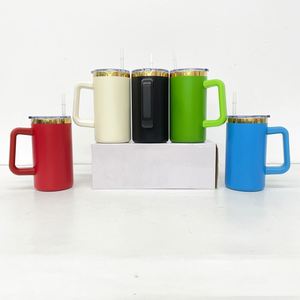 20 Pack Custom logo <b>Mirror</b> Gold Plated Xmas Colors 20oz Coffee Mugs with Removable <b>Plastic</b> Handle for Laser Engraving - Product Image 2