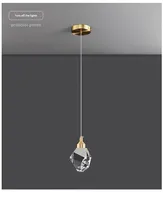 Lustre de luxe pour salon, lustre moderne pour salle à manger, lustre en cristal simple