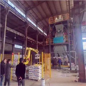 Linea di produzione di malta secca a macchina automatica per la produzione di mastice da parete