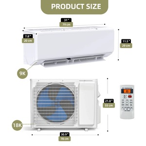 Yitahome 18000 BTU 22 Seer เครื่องปรับอากาศแบบแยกขนาดเล็กระบบปั๊มความร้อนไร้ท่อ - Product Image 3