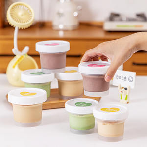 Mingyu Gobelets à dessert en plastique réutilisables avec couvercle Récipient de parfait et de pudding <span class=keywords><strong>au</strong></span> <span class=keywords><strong>yaourt</strong></span> épaissi pour <span class=keywords><strong>fruits</strong></span> et crème glacée - Product Image 4