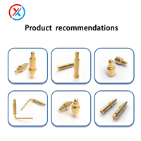 Pogopins coudés à 90 degrés de 1 à 20 mm, vente chaude en usine °   Broches Pogo plaquées or à courant élevé