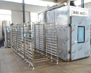 Four à fumage industriel grande capacité pour la fabrication de poisson <span class=keywords><strong>fumé</strong></span>, machine à fumer pour la transformation de saucisses - Product Image 5