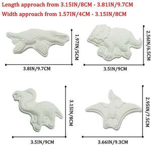 <span class=keywords><strong>Kit</strong></span> de Manualidades de Cerámica <span class=keywords><strong>para</strong></span> Niños, Niño y Niña, Decoran Su Propio Banco de Figuras de Dinosaurios, Listo <span class=keywords><strong>para</strong></span> Pintar, Pintura Mágica, Arte en Yeso - Product Image 2