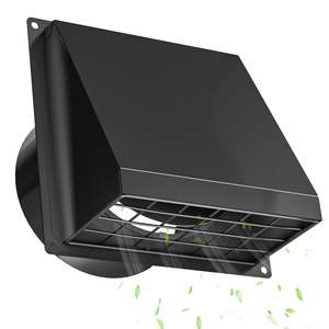 غطاء مجفف شبكي قابل للفصل 4 بوصة مثبت على الحائط للتنظيف المنزلي فتحة التهوية - Product Image 2