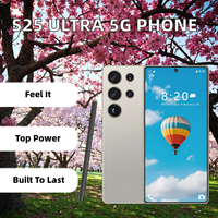 Harga Pabrik 2025 Baru Original S25 Ultra 5G CDMA HD Android12 6.8 inci OLED 120Hz Deca Core 108MP Dual-SIM 16GB+1TB