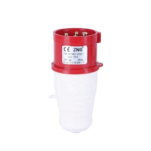 Enchufe Industrial Trifásico de 400V 16A y 4 Pines ZNG-014, Enchufe Eléctrico Europeo - Product Image 5