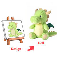 Jouets de peluche de dinosaure mignon de haute qualité certifiés CE & CPC OEM ODM jouets en peluche PP coton de remplissage pour les enfants