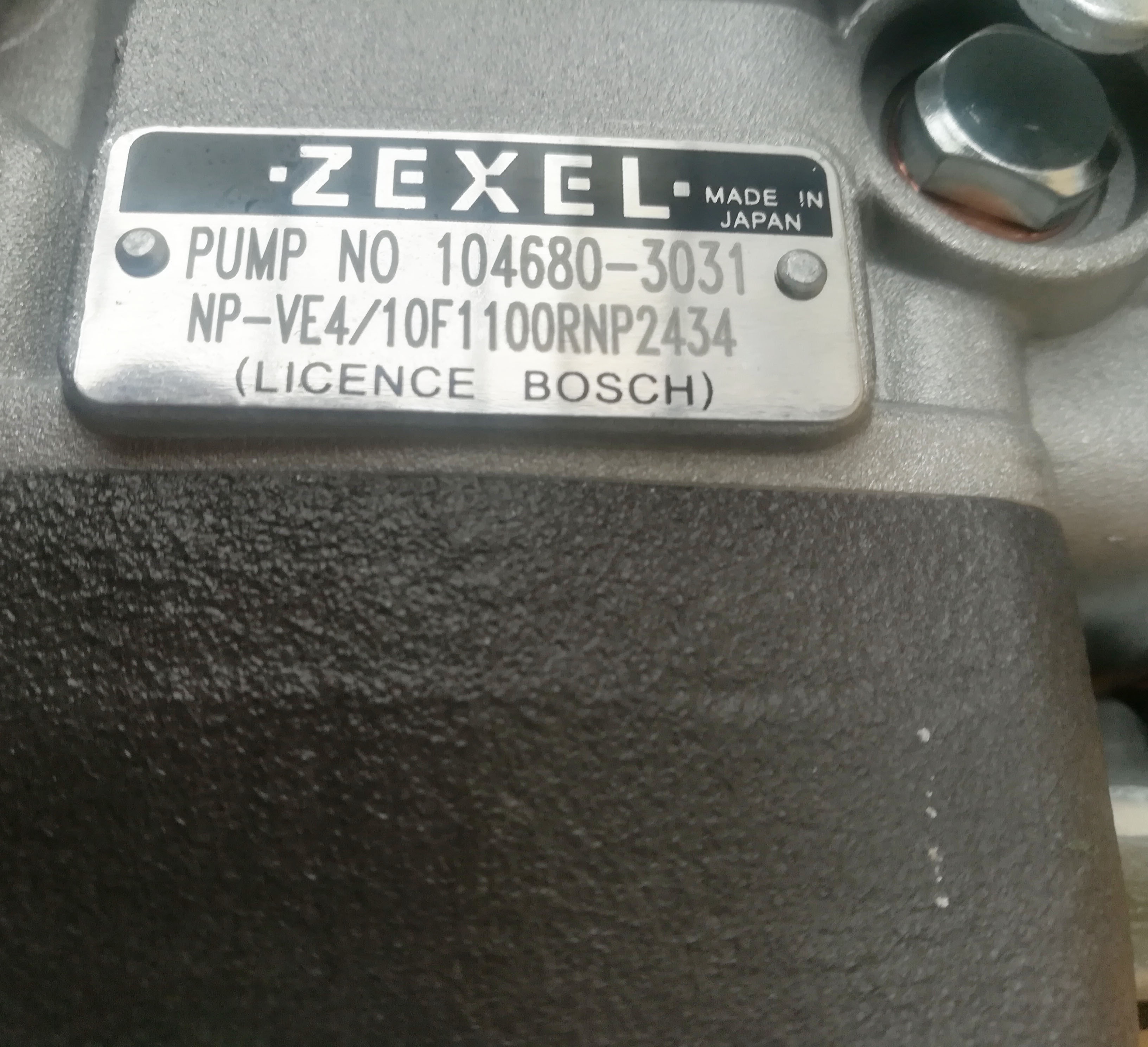 MITSUBISHI Forklift Fuel Injector Pump 104680-3031 BJIET