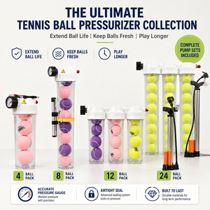 <span class=keywords><strong>Presurizador</strong></span> de <span class=keywords><strong>Pelotas</strong></span> de Tenis y Pádel de 0-30 PSI con Manómetro y Bomba de Inflado, Restaura el Rebote de la Pelota, Logotipo Personalizado, Venta al Por Mayor, Nuevo Diseño - Product Image 1