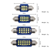 Ampoules Festoon LED C5W Ampoule CANBUS 2016 12 15 18SMD 12V Intérieur de voiture Remplacement Dome Intérieur Lecture Plaque d'immatriculation Lampe