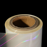Film de Lamination Thermique Souple Transparent Holographique 3D en PET BOPP pour Ordinateur, 330mm*200m, Effet Colonne Lumineuse