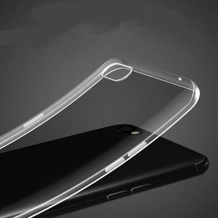 Universele Dunne 1.0Mm Transparant Clear Soft Tpu Wave Punt Mobiel Mobiele Telefoon Cover Case Voor Huawei Yo-lol