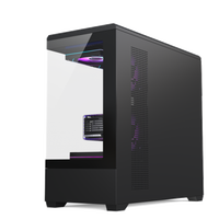 Boîtier PC Gaming Micro ATX Mid Tower en Gros, Châssis d'Ordinateur de Bureau avec Fenêtre Latérale en Verre Trempé