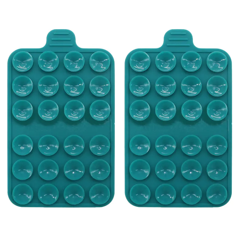 Ventouse double face solide ventouses en silicone antidérapantes pour téléphones portables support de téléphone portable avec poignée