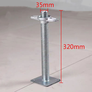 Q235 vật liệu thép vòng khóa giàn giáo u-đầu cơ sở jack cho Coupler và chống đỡ các bộ phận thang thiết yếu và khung - Product Image 3