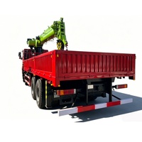 Camion-grue de chantier à double pont arrière, moteur diesel Cummins 150-250 ch, type de conduite 8x4