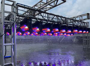 5050*0.5 Wát 3in1 RGBW <span class=keywords><strong>LED</strong></span> giai đoạn <span class=keywords><strong>Strobe</strong></span> Lights IP65 ngoài trời di chuyển ánh sáng cho các bên & rửa hiệu ứng - Product Image 5