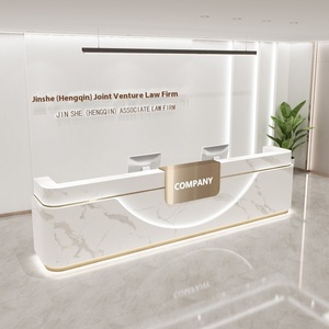 Mostrador de recepción de <span class=keywords><strong>spa</strong></span> moderno personalizado diseño rosa y blanco <span class=keywords><strong>para</strong></span> vestíbulo de hotel y oficina <span class=keywords><strong>para</strong></span> áreas de recepción de salón de belleza - Product Image 2