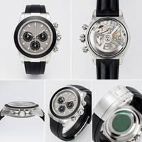 Montre mécanique automatique à remontage automatique en acier inoxydable, logo personnalisé, OEM, ODM, marque privée, vente en gros directe d'usine