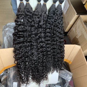 Extension de cheveux humains crépus bouclés, vente en gros, 4A 4B 4C, Extension de cheveux humains, Micro lien, I Tip, Extensions de cheveux bouclés pour femmes noires - Product Image 1