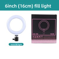 Produsen Menyediakan Lampu Isi Bentuk Cincin, Lampu Siaran Langsung, Lampu Video Selfie Ponsel, Lampu Tiga Suhu Warna