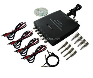 Osciloscopio Digital Automotriz USB 8 de 60MHz con Sonda + 1008C Hantek, Generador de Programas DAQ para PC - Product Image 1