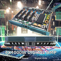 Amplificateur de puissance numérique 4*1000W PFC10W MONO, qualité d'usine supérieure, ligne d'alimentation pure, enceinte passive FUNINC FN-DPA41, garantie 3 ans
