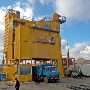 Centrale à asphalte mobile 160 TPH, mélangeur d'asphalte pour la construction routière - Product Image 4