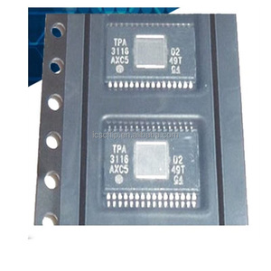 Circuito Integrado Amplificador de Potencia de Audio TPA3116, TPA3116D2DADR, Alta Eficiencia, Baja Distorsión, Estéreo, Montaje Superficial, Paquete DAR - Product Image 1