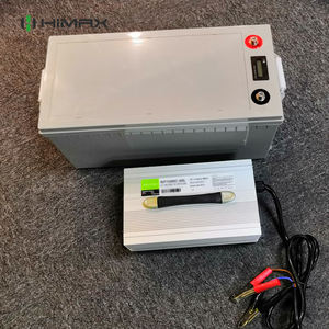 Перезаряжаемые литий-железо-фосфатные аккумуляторы UPS глубокого цикла 12 вольт переменного тока LiFePO4 12 в 300 Ач солнечная батарея с управлением через приложение - Product Image 5