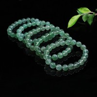 Bracelets en quartz vert naturel Aiyu en gros, bracelets en cristal vert populaires dans les zones touristiques, vente en ligne en direct