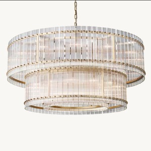Luminaire suspendu rond à LED élégant de style nordique, feuille, pour la maison, salon, salle à manger, chambre à coucher, cristal décoratif, <span class=keywords><strong>lustre</strong></span> <span class=keywords><strong>moins</strong></span> <span class=keywords><strong>cher</strong></span> - Product Image 1