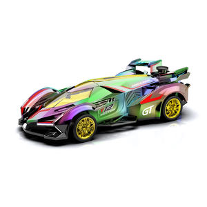 Voiture de drift 4x4 électrique 2,4 GHz à fréquence unique avec laser holographique couleur, éclairage LED cool et portée de 30-50 m - Product Image 5