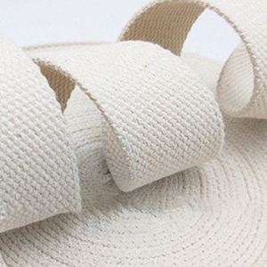 สายสะพายไหล่ผ้าฝ้ายเนื้อหนาสีธรรมชาติสีดำ สายรัดผ้าฝ้ายหนาสำหรับกระเป๋าโท้ท อุปกรณ์เสริมสำหรับเสื้อผ้า - Product Image 4