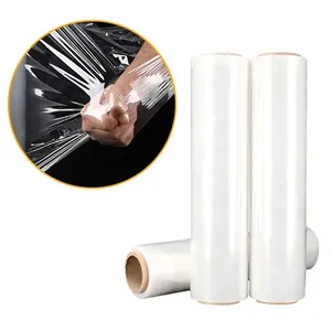 50 CM PE Stretch Packing Stretch Film in Industrial Stretch Film <b>Transparent</b> Moisture Proof Soft Packaging Film - Product Image 3
