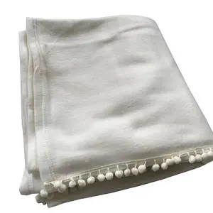 Высококачественное 100% полиэфирное акриловое 1-слойное одеяло сплошное Флисовое одеяло
