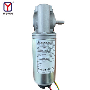 <span class=keywords><strong>Wewin</strong></span> มอเตอร์เกียร์อัตโนมัติ80W 24V, 225RPM 335RPM แรงบิดสูงประตูบานเลื่อน DC 63mm มอเตอร์เกียร์หนอนสำหรับกระจกบานเลื่อน - Product Image 2