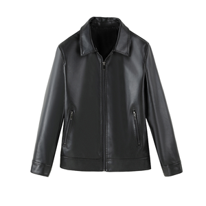 High Quality Men Leather <b>Jacket</b> | Real Sheepskin Biker <b>Jacket</b> Slim Fit <b>Winter</b> Fashion Coat Custom Logo Available - Product Image 1
